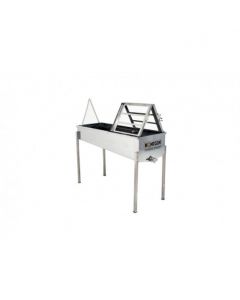 Uncapping Table (Königin) with 125cm tank, frame holder, 2 work stands, 2 Screen Trays