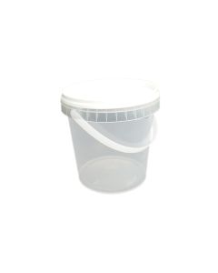 Tub Unipak 1kg White Handle & White Tamper-Proof Lid (Pack 240)