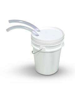 Flow Hive extraction bucket 15L with draining tubes and Australian Honey Gate