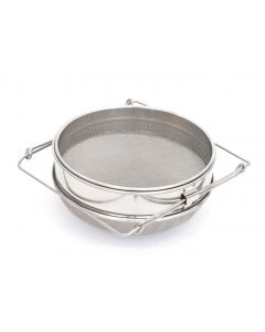 Honey Strainer SS double screen with extendable arms