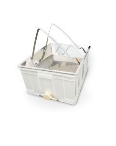 Uncapping Station with SS strainer plus tub with honey gate