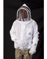 Bee Jacket - Premium Vented Triple Layer with Folding Hood