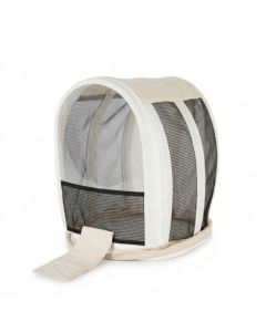 Clear View bee suit hood with clear PVC visor and mesh side panels