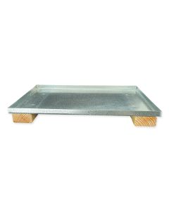 Transport Drip Tray + Cleats 10F, 1mm think galvanised steel