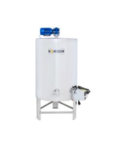 Honey Tank 200L SS (Konigin) Heated Stirred with legs, honey gate or Screwed outlet