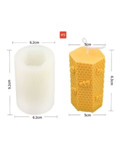 Candle Mould Hexagonal Honeycomb 6*6*9cm