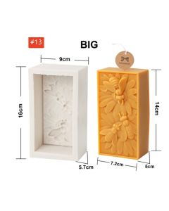 Wax & Soap Mould Rectangular 5*7.2*14.8cm