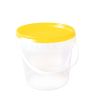 Tub Unipak 1kg Clear with handle & Yellow Tamper-Evident Lid