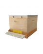 10F F/Depth Brood, Vented Cover & Base, Varroa/SHB Tray, Pollen Trap, Entrance Closure - Unpainted