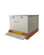 10F F/Depth Brood, Vented Cover & Base, Varroa/SHB Tray, Pollen Trap, Entrance Closure, Painted, 10 F/Depth waxed frames - RTG