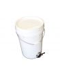 Bucket 22L (30kg) Food Grade W Lid & SS Honey Gate