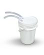 Flow Hive extraction bucket 15L with draining tubes and Australian Honey Gate