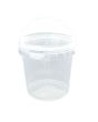 Tub Unipak 1kg Clear Handle & Clear Tamper - Proof Lid