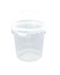 Tub Unipak 1kg Clear Handle & Clear Tamper-Evident Lid