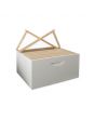 10F F/Depth Premium Finger Joint Box - Assembled Hot Wax Dipped & Painted plus 10 SS 6-Wire Frames