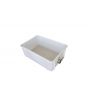 Uncapping Tub with solid base, SS Honey Gate