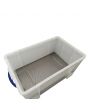 Uncapping/Sticky Storage tub 84L with latched cover SS perforated strainer insert & honey gate