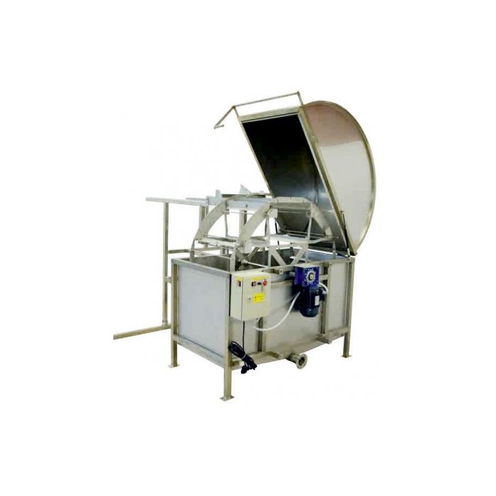 Königin Horizontal honey extractor, 48 frames, frame height: 19-26cm, with frame holder