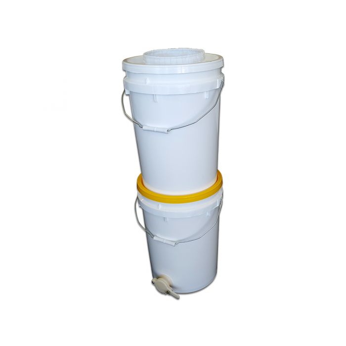 Honey Filter Bag 600mµ + 22L Buckets (2) Combo complete with Australian Honey Gate