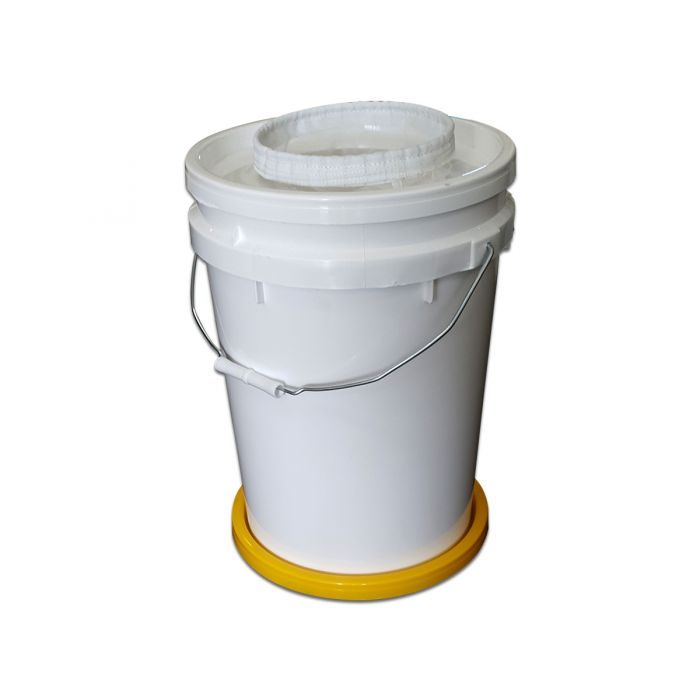 Honey Filter Bag 600mµ + 22L Bucket + Lids (2)