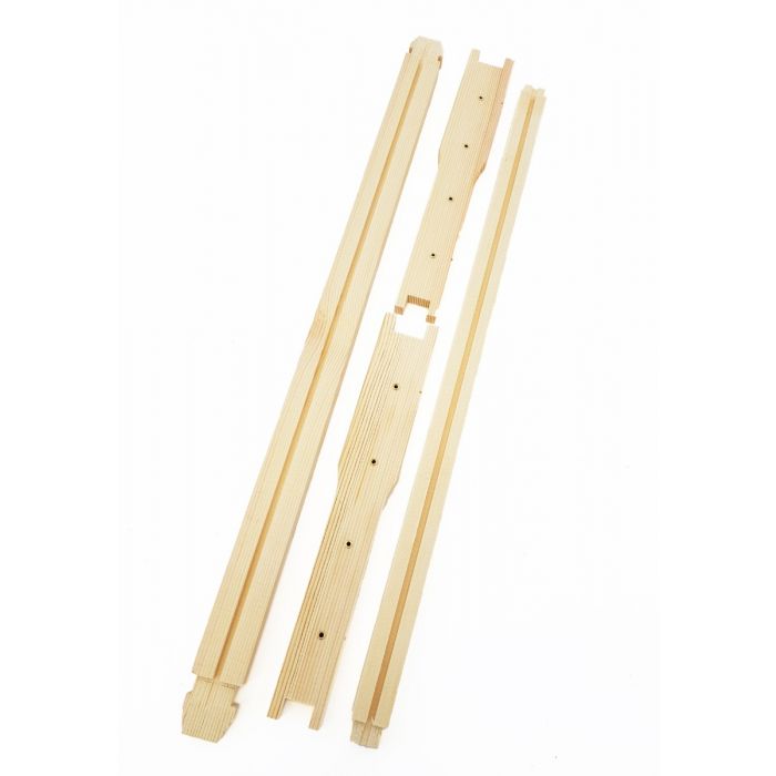 F/Depth AA Wood Frames 13mm Grooved Bottom Bar - Kit (Min 10 Ship)