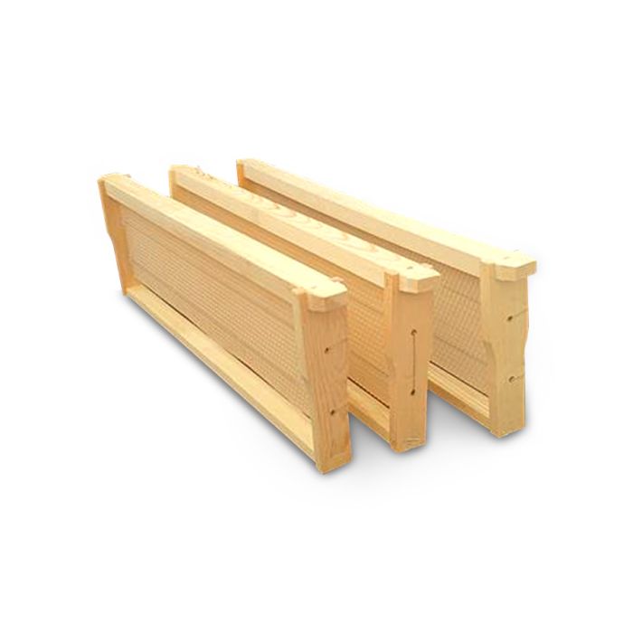 Ideal AA Wood Frames, Brass Eyelets, 2-WIRE 304SS Waxed (Min 10 Ship)