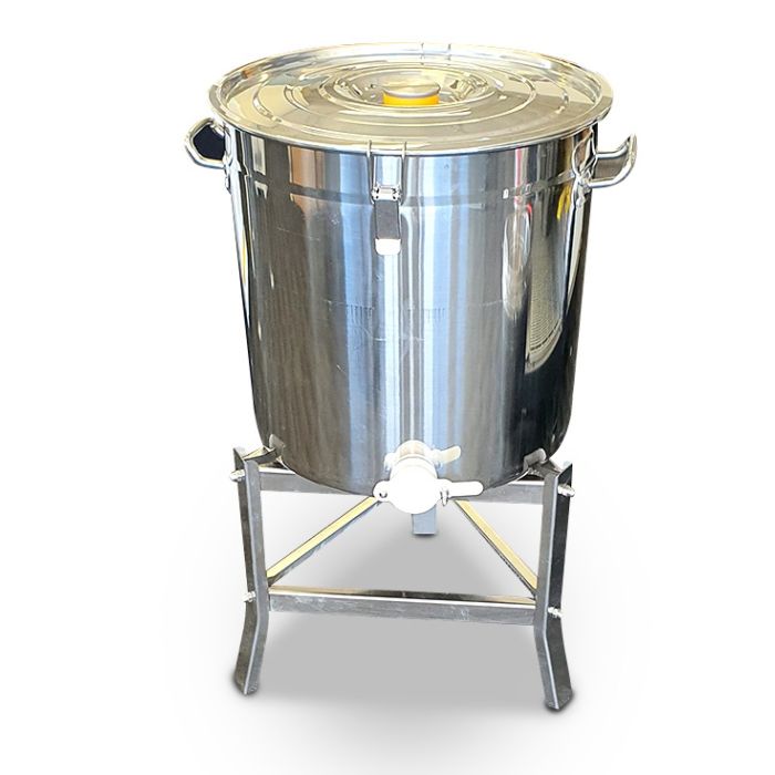 Honey Tank 70kg 304SS with Honey Gate (40cm D 40cm H)