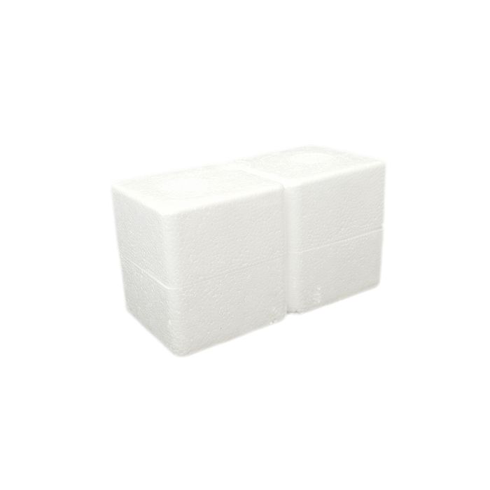 Jar Glass Hexagonal 370mL / 500g + Gold Lid SHIPPING SAFE STYRO PACK 60
