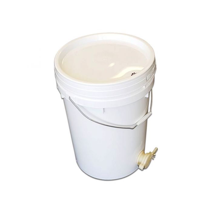 Bucket 22L (30kg) Food Grade W Lid & Australian Polygenic Honey Gate (best)