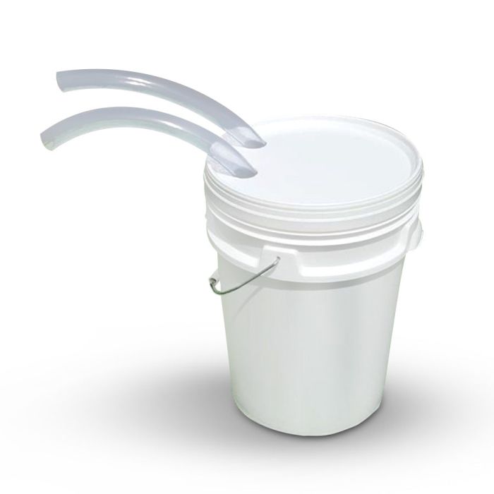 Flow Hive extraction bucket 15L with draining tubes and Australian Honey Gate