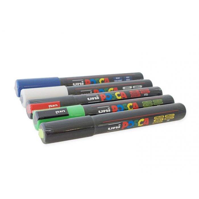 Queen Marking Pen (Yellow, Green, Red, Blue & White)