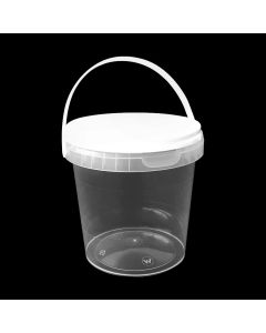 Tub Unipak 1kg White Handle & Tamper-Proof Lid (240 pack)