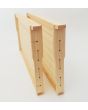 Apimaye 10F F/Depth Brood, 10 Assembled 6-Wire Wood Frames With Wax Foundation