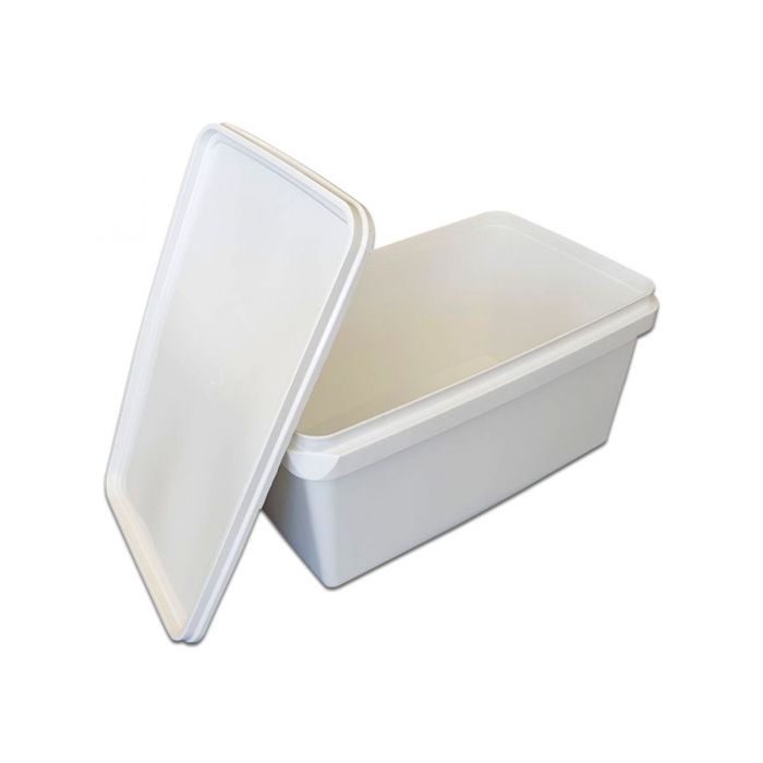 Tub 18L Rectangular with Lid (PP Food Grade). Beeswax Mould