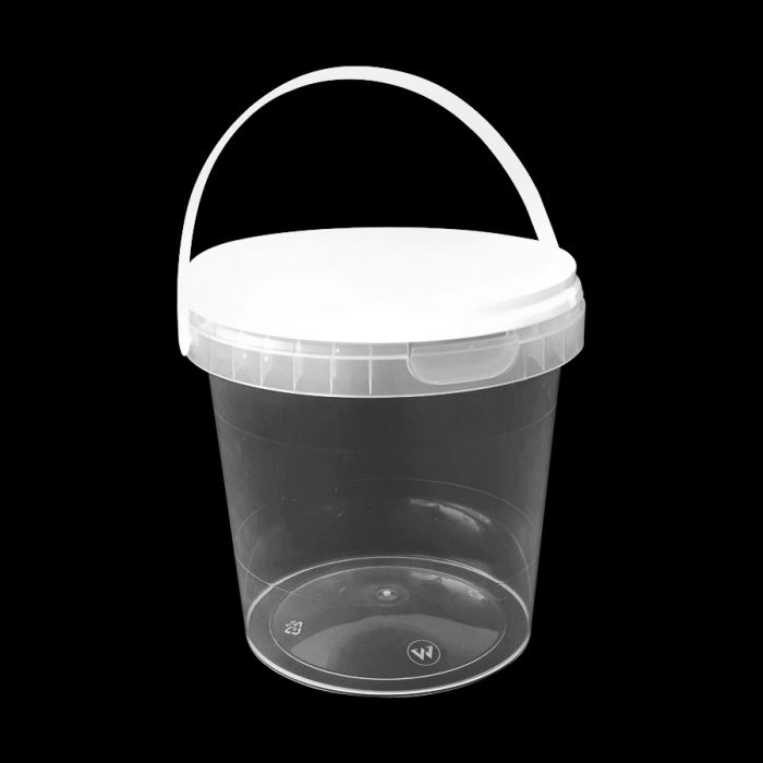 Tub Unipak 1kg White Handle & Tamper-Proof Lid (240 pack)