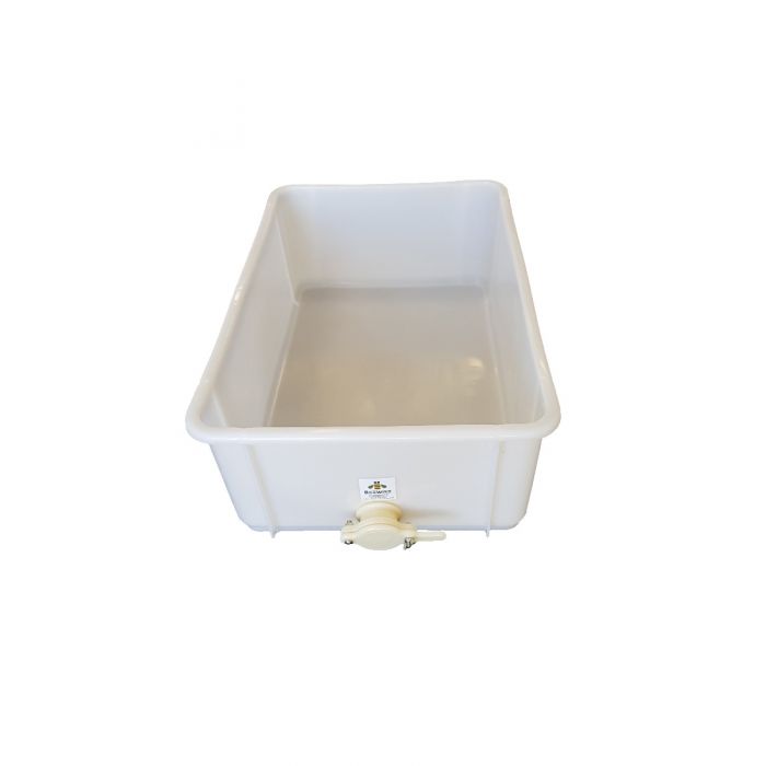 Uncapping Tub with solid base, Australian Polygenic Honey Gate