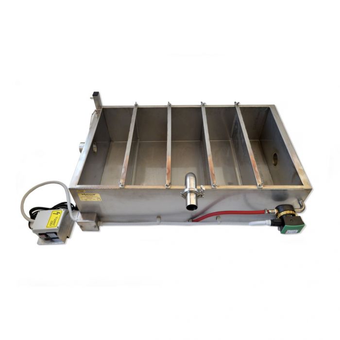 Honey sump with 5 sections (separated by 4 strainers), 160 litres, Heated (1.1 kW)