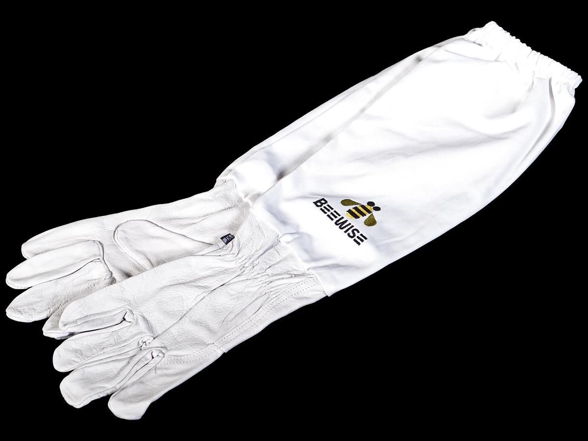 3XS Size Beekeepers White Leather Gloves